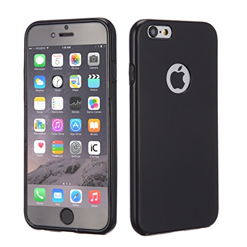 Price comparison product image Matt Black ,  iPhone 8+ Case ,  iPhone 8Plus [ Shock Proof ] Solid Dual Layer Case