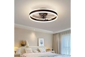 Blendra 50cm Modern LED Ceiling Fan with Lights & Remote - 6 Speeds, Dimmable, Energy-Efficient & Stylish Design for Bedroom, Living Room, Kitchen