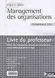 Image de Management des organisations Tle STG : Livre du professeur