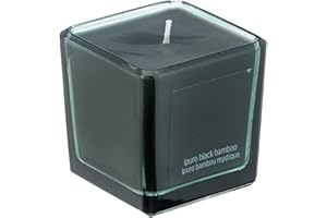 ipuro - Dekoracyjna świeca zapachowa Ipuro black bamboo – minimalistyczne i purystyczne świece zapachowe w szkle – intensywne świece zapachowe z zielonymi i drzewnymi nutami – stylowa świeca 125 g
