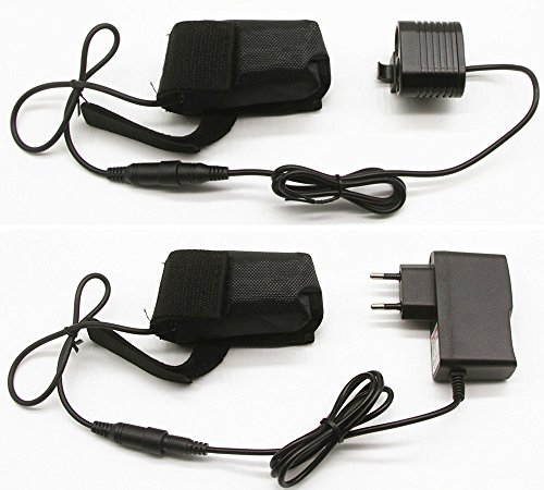 SOOJET BBT09 2x CREE XM-L L2 LED Aluminum Fahrradlampe Set – 2500Lumen Leucht Stärke – Wiederaufladbare Akku Pack – – Front Licht – Bicycle Light – Scheinwerfer Beleuchtung für das Fahrrad – Smart Controller mit Viel Power – Preis- Leistung Top - 8