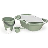 BABYJEM 439 Banyo Seti 5 Par&ccedil;a Soft Yeşil