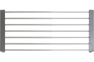 ‎ROSENSTEIN & SÖHNE Rosenstein & Söhne Kühlschrank Böden: Universal-Einlegeboden, für Kühlschrank/Regale, ausziehbar bis 60 cm (Teleskop Einlegeboden, Kühlschrankteiler, Küchenhelfer)