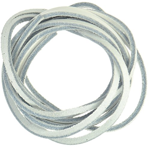 Preisvergleich Produktbild Leder Schnürsenkel – Weiß