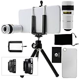 UNIVERSAL PHONE HOLDER CAN BE USED WITH MULTIPLE DEVICES AND MOUNTS: The universal holder can be used with a variety of phones. It also features a standard tripod socket, so can be used with most tripods, not just the one included in the kit.