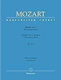 Mass in C major K.317 Coronation Mass (Vocal Score)