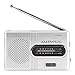 Produktbild DZSF Tragbares AM/FM-Radio mit Teleskopantenne Mini-Radioempfänger Stereo-Lautsprecherradios FM 88-108MHz, AM 530-1600KHz