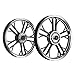Kingway HR2E Y Model Bike Alloy Wheel Set of 2 19/19 Inch Black CNC for Royal Enfield Electra/Thunderbird RS.9998.00