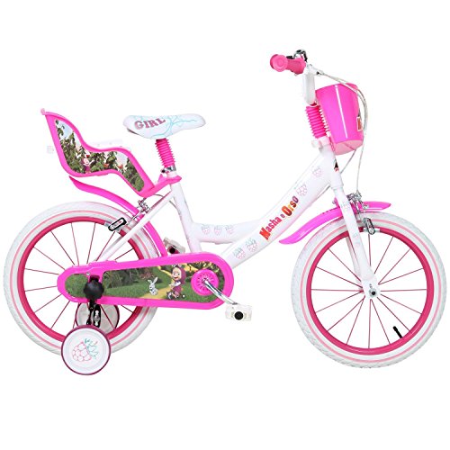 Preisvergleich Produktbild 16 Zoll Mascha und der Bär Kinderfahrrad