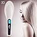 Hair Straightening Brush Besmall Hot Sale Professional Automatic Straightening Irons Comb With LCD Display Electric Straight Hair Comb Straightener Iron Brush White