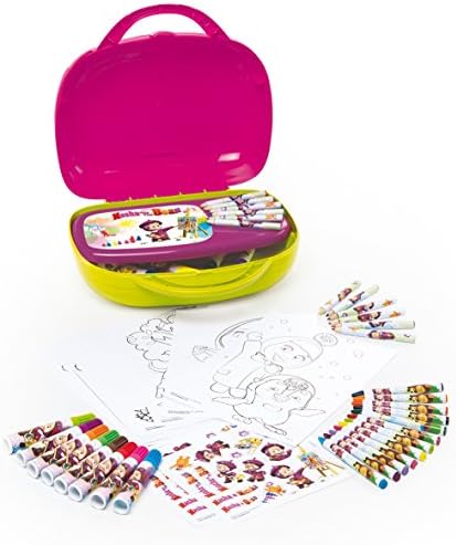 Smoby Toys – 7/410801 – Masha The Artist Bear – Laptop Bag