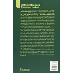 Mantenimiento y mejora de elementos vegetales (Jardineria)