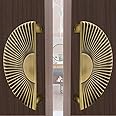 VOLO Main Door Handle/Door Handles for Main Door/Glass Door Handle/Pull Handles, for Home/Office/Hotels(Model- S-615, 160MM) (Pack of 1 Set) (Antique Brass)