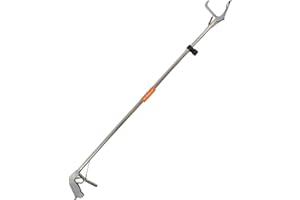 Fockety Pinzas para Serpientes, Profesional, Plegable, de Acero Inoxidable, con Mango Autobloqueable, Herramienta de Manejo de Mandíbula Ancha para Granjeros de Serpientes