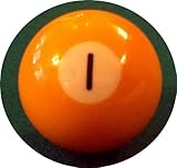 Billard-Einzelkugel 57,2 mm Nr. 1 bis 15 in Turnierqualität