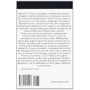 Meditaciones diarias para la gente altamente efectiva: Vivir día a día. Los siete hábitos de la gente altamente efectiva (Empresa)