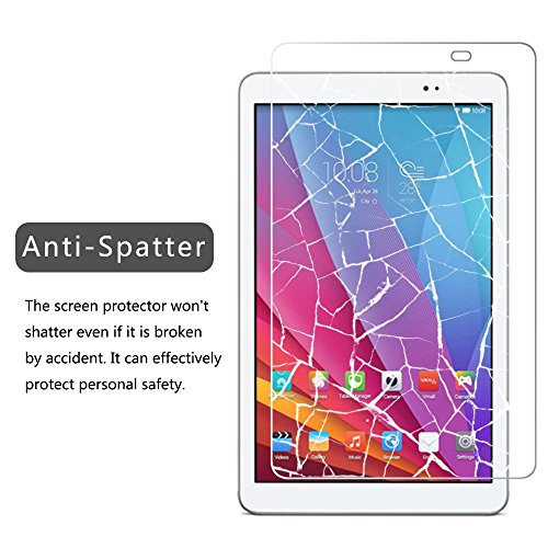 Huawei MediaPad T1 10.0 Displayschutzfolie, vikoo Härtegrad 9H 2.5D superdünn kratzfest HD Klar Ballistic gehärtetem Glas Displayschutzfolie für Huawei MediaPad T1 10.0 - 3