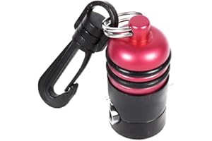 Entgoinggo Scuba Regulator Hose Holder, Scuba Diving Magnetic Regulator Adjustable Octopus Clip Quick Release Underwater Equipment(Red)