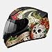 Produktbild MT Revenge Vollhelm, Motiv Totenkopf und Rose, schwarz/rot M bunt