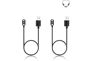 (2 Pack) Charging Cable for Tayogo Swimming Headphones, yystao Stable magnetic USB Charger Cord compatible with Tayogo W22