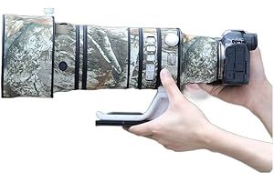 ONCFOTO Waterproof Lens Coat for CANON RF 100-300mm F2.8 L IS Camouflage Rain Cover DSMC