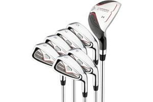 Forgan F100 Iron Set with Hybrid, Mens Right Hand, Steel Shafts