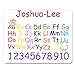 Produktbild joshua-lee – personalisierbar Kids Alphabet und Zahlen Educational Premium Mauspad (5 Dick).