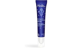Melvita - Roll on givré contour de l'oeil au bleuet bio - Anti cernes, poches, gonflements - Formule certifiée Bio, naturelle à 99%, sans parfum, vegan - Flacon 10ml