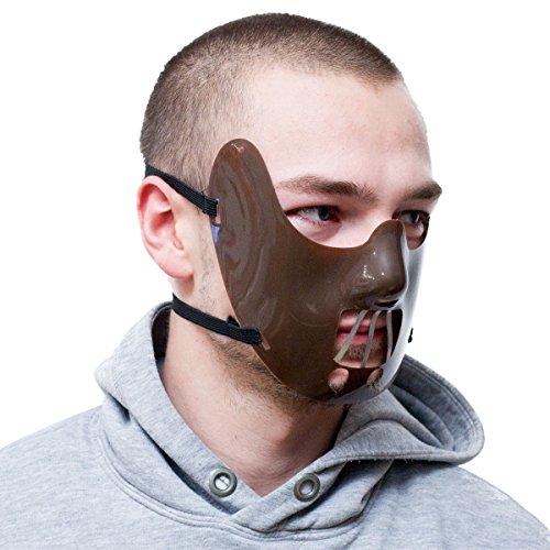 Psychopathen „Beißer“ Horror Maske im Stil von Hannibal Lecter - 3