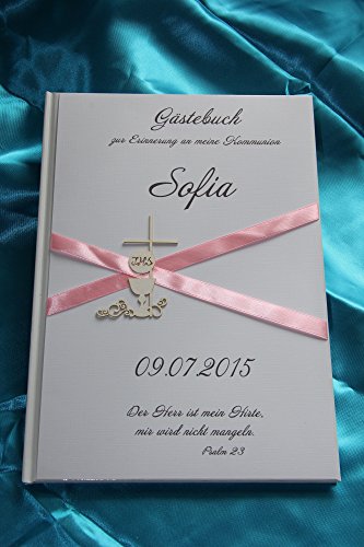 Hardcover-Gästebuch, Konfirmation, Kommunion, Jugendweihe, Erinnerung Nr. 39