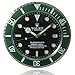 Produktbild HAOYUN Submariner Rolex Wanduhr Licht Cerchio verde faccia nera