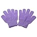1 Pair Shower Exfoliating Wash Skin Spa Bath Gloves Massage Clean Hygiene Gloves - Purple