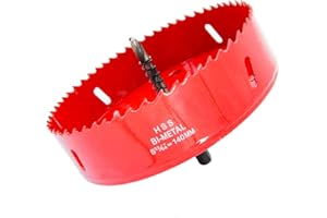 Scie cloche 140mm LAIWEI pour percer des trous dans le bois, le placoplâtre, le PVC, etc. Outil de perçage tranchant et durable