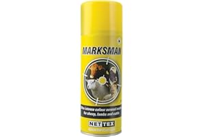 Net-Tex Marksman Sheep Marking Spray - 400ml For Sheep And Lambs (Yellow)
