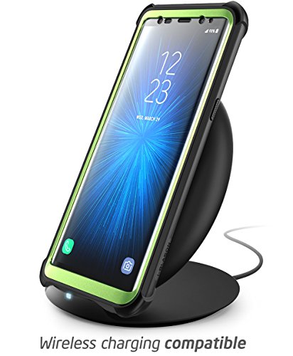 Funda Samsung Galaxy Note 8  i-Blason Ares con protectores de pantalla incorporados para Samsung Galaxy Note 8  2017   transparente  negro verde 