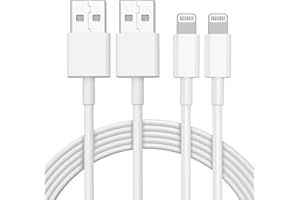 GYUSITY iPhone Ladekabel 1m, [Apple MFi Certified] 2Pack Lightning Kabel, USB A auf Lightning Kabel, iPhone Ladekabel Schnellladekabel für iPhone 14/13/12/11/ Pro/Pro Max/X/XS/XR/XS Max /8/Plus iPad