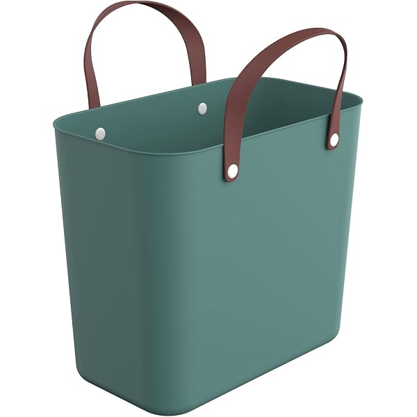 Koziol Sac De Courses XL - Plastique Léger Vert Feuille, Rangement Pratique