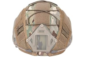 TACTICAL AREA Set di Protezioni per Casco Airsoft Hunting Multicam per Casco Ops-Core PJ/BJ/MH