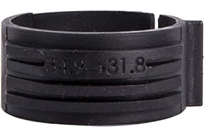 BIlinli Bicicleta Adaptador de diámetro del desviador Delantero Anillo de 34,9 mm a 31,8 mm Abrazadera para Marco de Acero de molibdeno Cromado Bicicleta de Carretera MTB