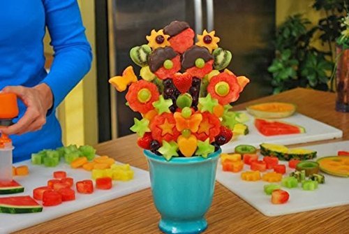 Anokay Keksausstecher Obst Gemüse Ausstecher Ausstechformen für Dekoration von Salat Kuchen Keks Küche Zubehör - 9