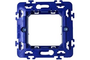 ZOREI Soporte compatible con Bticino Living Light, soporte para caja 502 503 504 507 (1, 2 módulos/plazas)