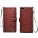 Bracevor OnePlus 5 Flip Cover Case : Inner TPU, Premium Leather Wallet Stand - Executive Brown RS.539.00