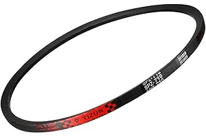 Kozelo SPZ-710 V-Belts - [710 mm Pitch Length x 10mm Width x 10mm Thickness] Rubber Drive Belt for Power Transmission Use, Black