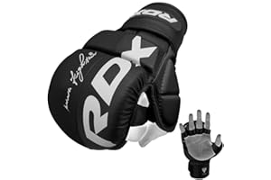 RDX MMA Gants Maya Hide Cuir Entrainement Sparring Art Martiaux Sac De Frappe Combat Kickboxing