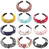 ★ Medida de la banda para la cabeza: el ancho de la banda para la cabeza es de aprox. 1.2 pulgadas / 3 cm, talla única, mujeres y niñas adecuadas, muy suaves, elásticas y elásticas.