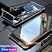 Produktbild Eastcoo Compatible with Xiaomi Mi Mix 3 Hülle, Xiaomi Mix3 Black Cover Starke magnetische Adsorptionstechnologie Gehäuse aus Metall mit transparentem gehärtetem Glas (Mi Mix 3, Black)