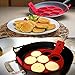 Produktbild Omelet Egg Fried Pancake Omeletts Maker Form Ringe 100% lebensmittelechtem Silikon Küche Werkzeug Küchenhelfer (1 Stück)