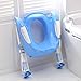 Babyhugs - Baby Toddler Potty Training Toilet Ladder Seat Steps Assistant Potty For Toddler Child Toilet Trainer (Pink)
