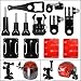 Produktbild Fantaseal® Action Kamera Helm Halterung Set Actioncam Helmet Side Mount Action Kamera Helmbefestigung für GoPro Seiten-Helmhalterung GoPro Helmhalterung GoPro Helmhalter + GoPro Winkelhalterungen + Schnellspannschnalle + Schrauben +Schraubenschlüssel + Gebogene Klebehalterungen + 3M Kleber + 1/4'' Schrauben Adapter für GoPro Hero 5 / 4/3+/3/ Session / SJCAM Garmin Virb XE Virb Ultra 30 / Xiaomi Yi 4K / Tomtom Bandit + SONY FDR X-3000V X1000VR HDR AS 300 AS-10 AS-15 AS-20 AS-30 AS-50 AS-100