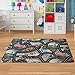 Produktbild Kinder-Teppich Cars Grau - Spielteppich mit Rennstrecke: Für Mädchen & Jungen | 140 x 200 cm